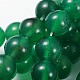 Rotonda naturale verde onice agata perline fili G-S119-03-8mm-3