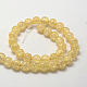 Perles rondes en verre craquelé brins CCG-E001-4mm-05-2