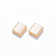 Perles de rocaille en verre peintes à 2 trou SEED-S031-L-593-2