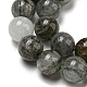 Abalorios de cuarzo lodolite naturales hebras G-R494-A15-02-3