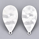 Accessoires de boucles d'oreilles en fer écologiques X-IFIN-T015-048S-NR-1