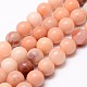 Chapelets de perles en aventurine rose naturel G-G735-41-8mm-1