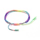 Nylon Thread Braided Bracelets BJEW-JB04355-4