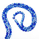 Chapelets de perles en verre craquelé peint CCG-S001-6mm-16-2