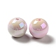 Placage uv perles acryliques irisées arc-en-ciel opaques MACR-D063-01B-03-2