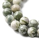 Natural Peace Jade Beads Strands G-E598-04A-3