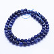 Natural Sodalite Beads Strands G-F530-07-6mm-2