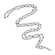 Fatti a mano rotonda perline perle di vetro catena per collane bracciali fare X-AJEW-JB00035-02-2