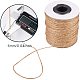 JEWELEADER 3 Rolls 980 Feet Natural Jute Twine 2 Ply Arts and Crafts Cord 1mm Hemp Packing String Rope for Wedding Invitations Christmas Bottle Decoration Gardening Bundling Applications Burly Wood OCOR-PH0001-04-4