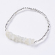 Ensembles de bijoux en pierre de lune blanche naturelle SJEW-JS00945-04-2