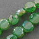 Electroplate Glass Beads Strands EGLA-R032-6mm-M-2