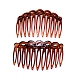 Plastic Twist Comb Hair Clip Combs OHAR-WH0018-01A-1