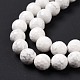Chapelets de perles en howlite naturelle G-E571-29B-4