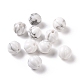 Perles d'howlite naturelle G-F720-03-3
