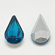 Cabujones de cristal con rhinestone RGLA-T082-6x10mm-14-2