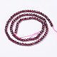 Natural Garnet Beads Strands X-G-D167-A-3mm-3