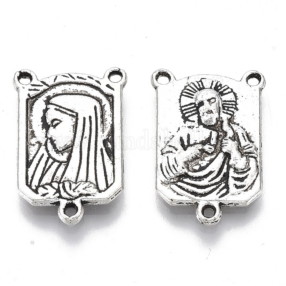 Lot De 60 Pièces Pour Lustre Ancien Style Tibétain - Alliage Argenté - Neuf Pour Création Bijoux