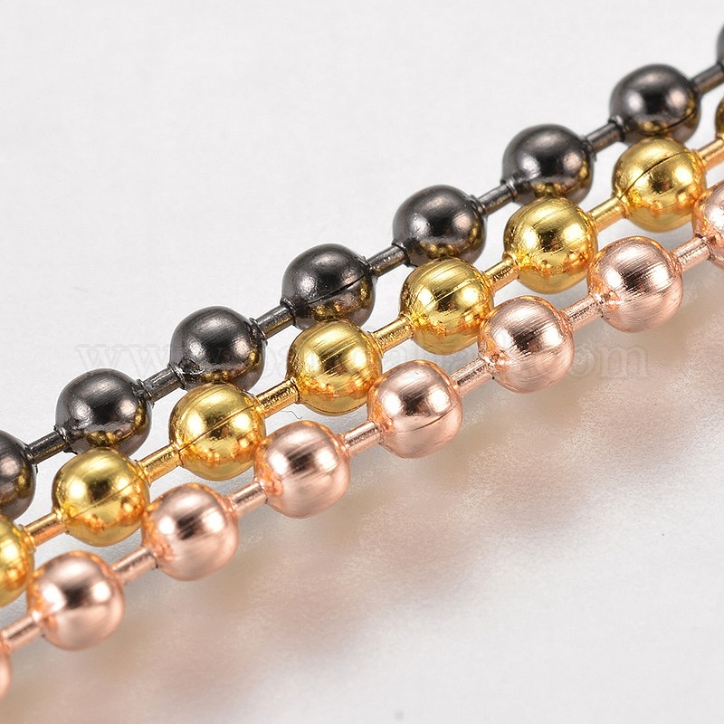 Wholesale Stainless Steel Ball Chain Necklace Making