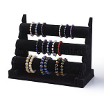 Combined Jewellery T Bar Bracelet Display Stand, about 19cm wide, 32.5 long, 27.5cm high