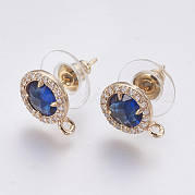 Серьги из граненого стекла GLAA-F084-B01