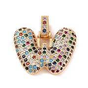 Латунные микро проложить кубического циркония подвески KK-C076-29W-G02