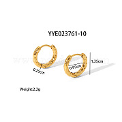 Кованые серьги-кольца из нержавеющей стали KB6800-1