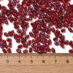 Spray bemalte Glasperlen&nbsp;SEED-F005-11A-01