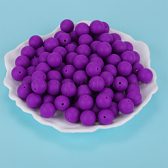 Cuentas focales redondas de silicona&nbsp;SI-JX0046A-130