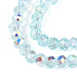 Chapelets de perles en verre transparente  &nbsp;X-EGLA-N016-3mm-01