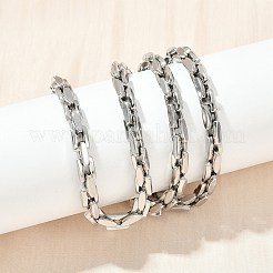 Colliers à maillons en acier inoxydable 304 pour femmes et hommes&nbsp;NJEW-Z093-02P