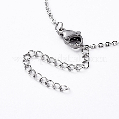 Collane a catena in acciaio inossidabile 304&nbsp;NJEW-G335-16P