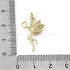 Messing micro pave klare zirkonia anhänger&nbsp;CU-L001-14G-02
