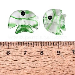 Faits à la main des perles de Murano transparent&nbsp;LAMP-N042-20D