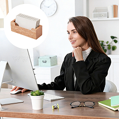 Visitenkartenbox aus Holz&nbsp;ODIS-WH0108-077