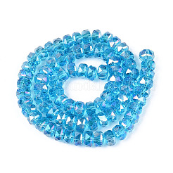 Abalorios de vidrio electroplate hebras&nbsp;EGLA-T021-20G