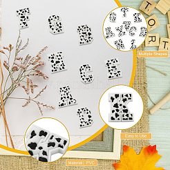 52 Stück 26 Stile PVC-Kunststoff-Cabochons&nbsp;FIND-CJ0002-58
