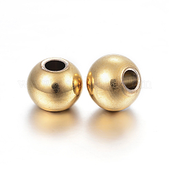 Ionenplattierung (IP) 304 Edelstahl-Abstandsperlen&nbsp;LS-STAS-T021-4G