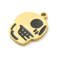 Colgantes de acero inoxidable 304 esmaltados con revestimiento iónico (IP) para Halloween&nbsp;STAS-M011-04G