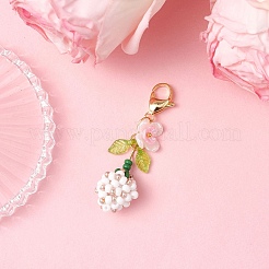 Decorazioni pendenti con boccioli di fiori&nbsp;HJEW-MZ00275