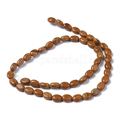 Perles de jaspe en bois jaune naturel&nbsp;G-Z006-A23