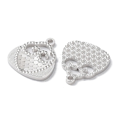 925 Anhänger aus rhodiniertem Sterlingsilber&nbsp;STER-C003-15P