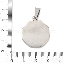 316 chirurgischer Edelstahl Emaille-Anhänger&nbsp;STAS-D304-04AS