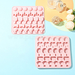 2 moule en silicone sur le thème du ping-pong et du tennis de table pour loisirs créatifs&nbsp;ST-CJ0007-82