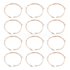 20 cordon en polyester ciré pour la fabrication de bracelets&nbsp;AJEW-TAC00086