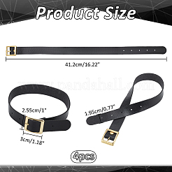 Halsketten aus PU-Leder mit Verschluss aus Legierung&nbsp;LS-AJEW-WH0348-131A