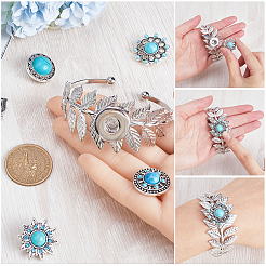 DIY-Set zur Herstellung austauschbarer Blumenarmbänder&nbsp;DIY-SC0023-23