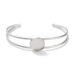 Creazione di bracciali in acciaio inossidabile 304 anti-ossidazione&nbsp;BJEW-B090-03A-P