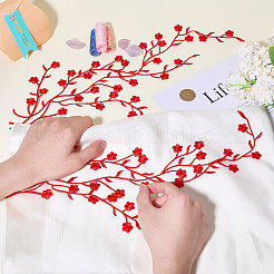 Appliques en forme de fleur de prunier&nbsp;PATC-WH0007-11E