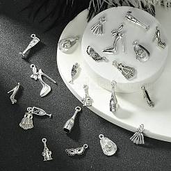 100 pièces 10 styles pendentif en alliage de style tibétain&nbsp;FIND-CJ0001-74
