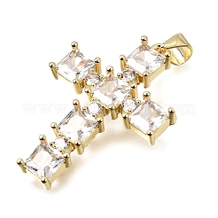 Pendentifs en laiton pavé de zirconiums cubiques de Pâques&nbsp;CU-E002-01B-G07